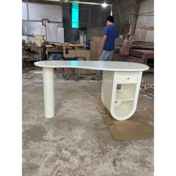 [Cowo Decor] Bàn cá heo chân U hộc kéo