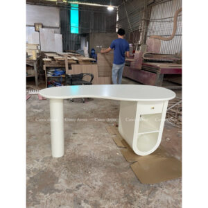[Cowo Decor] Bàn cá heo chân U hộc kéo