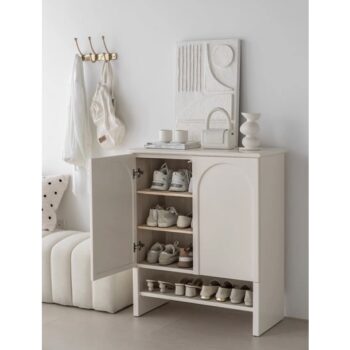 Tủ giầy 2 cánh nẹp C90xN70xS35 | Cowodecor