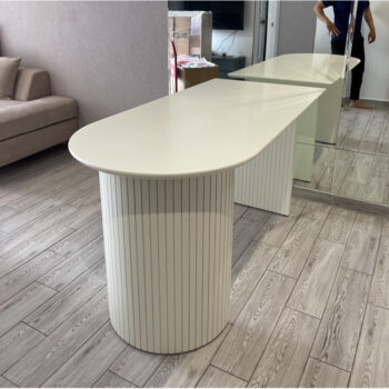 Bàn ăn gỗ chân uốn | Cowodecor