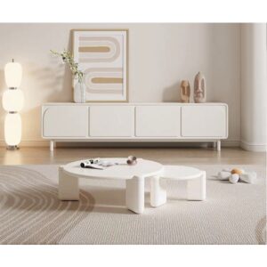 [ảnh thật] Bàn sofa/ bàn trà bệt D80/D50 #cowodecor