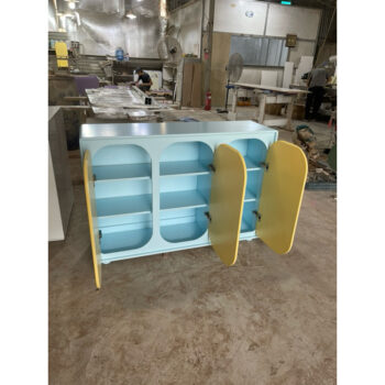 Tủ gỗ 3 cánh bo 120x80x35 | Cowodecor