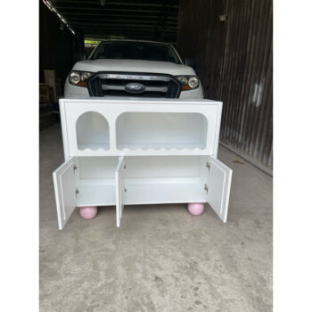 [Cowodecor] Tủ trang trí KaKa 1mxC83x35 cánh phối màu trơn