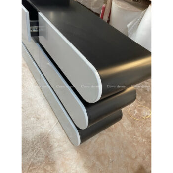 Set bàn phòng ngủ 3 tầng uốn cong | cowo decor
