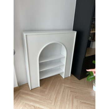 [ảnh thật] Kệ gỗ lò sưởi 110x100x20 #COWODECOR