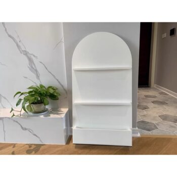 Kệ gỗ trang trí bo tròn kệ nail 110x60x10 | Cowodecor