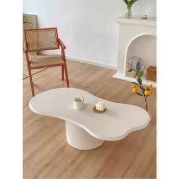 [ảnh thật] Bàn gỗ sofa chân trụ 1m2x60x40 #cowo