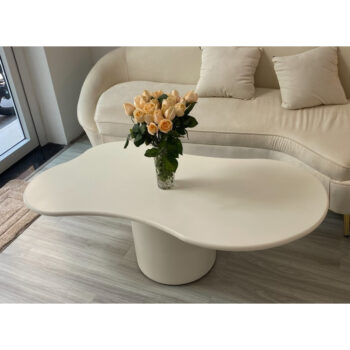 [ảnh thật] Bàn gỗ sofa chân trụ 1m2x60x40 #cowo