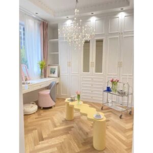 [ảnh thật] Bàn sóng 2 trụ 100x40x30 #cowodecor