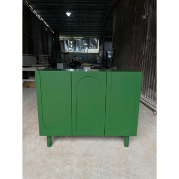 [ảnh thật] Tủ gỗ 3 cánh nẹp 105xC85x35 #cowodecor