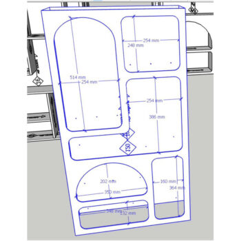 Santo Tủ kệ gỗ trang trí 110x60x20 | Cowodecor