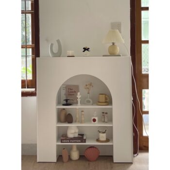 [ảnh thật] Kệ gỗ lò sưởi 110x100x20 #COWODECOR