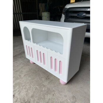[Cowodecor] Tủ trang trí KaKa 1mxC83x35 cánh phối màu trơn