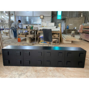 [cowodecor] Tủ tivi 2met hoạ tiết tay nắm vuông