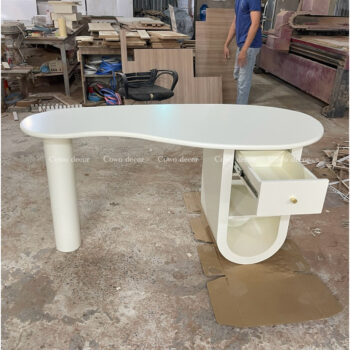 [Cowo Decor] Bàn cá heo chân U hộc kéo