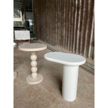 [Cowodecor] Bàn nhỏ, Kệ góc chân bi C45xD32