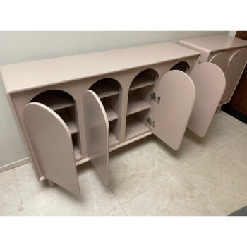 Tủ gỗ 1m4 - 4 cánh bo | Cowo decor