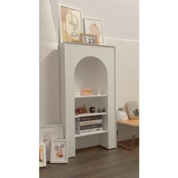 [ảnh thật Cowodecor] Tủ lò sưởi trang trí góc nhỏ 110x60x20 #cowo