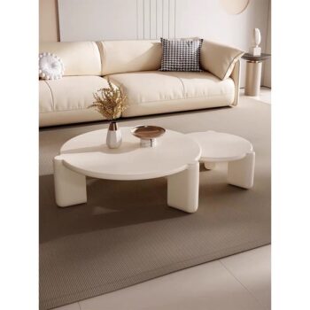 [ảnh thật] Bàn sofa/ bàn trà bệt D80/D50 #cowodecor
