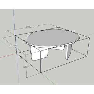 Bàn sofa kiểu đa giác | Cowo decor