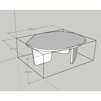 Bàn sofa kiểu đa giác | Cowo decor