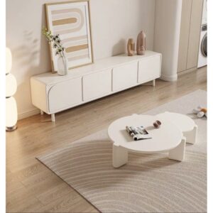 [ảnh thật] Bàn sofa/ bàn trà bệt D80/D50 #cowodecor