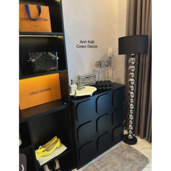 [Cowodecor- ảnh thật] Mono Tủ hoạ tiết ô vuông nổi