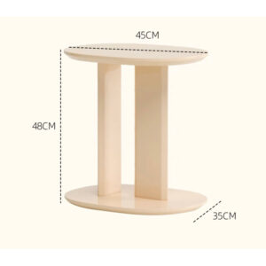 [cowodecor] Kệ đầu giường, bàn góc oval 48x45x35