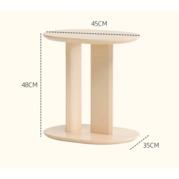 [cowodecor] Kệ đầu giường, bàn góc oval 48x45x35