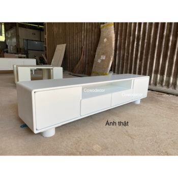 [ảnh thật-cowodecor] Tủ tivi góc cong 1m8xC50x35