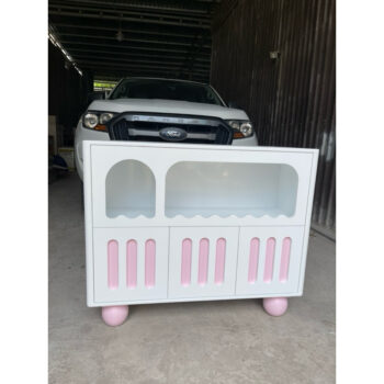 [Cowodecor] Tủ trang trí KaKa 1mxC83x35 cánh phối màu trơn