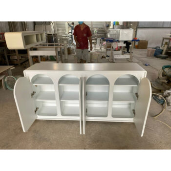 Tủ gỗ 1m4 - 4 cánh bo | Cowo decor