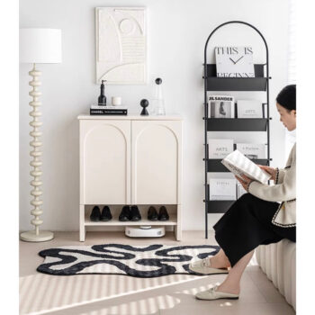 Tủ giầy 2 cánh nẹp C90xN70xS35 | Cowodecor