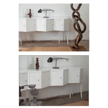 [Cowo Decor] Tủ trang trí chân tăng chỉnh 160x75x38 COWO DECOR