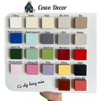 [Cowodecor -ảnh thật] Kệ tủ nhỏ trang trí 1m4 kệ gỗ sơn COWO DECOR