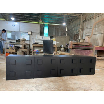 [cowodecor] Tủ tivi 2met hoạ tiết tay nắm vuông